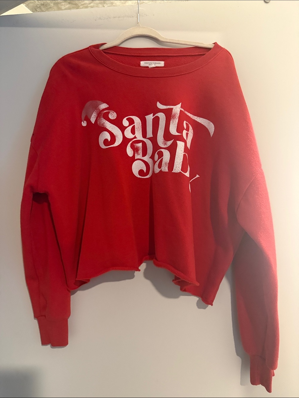 Grayson Threads Red Crewneck Sweatshirt